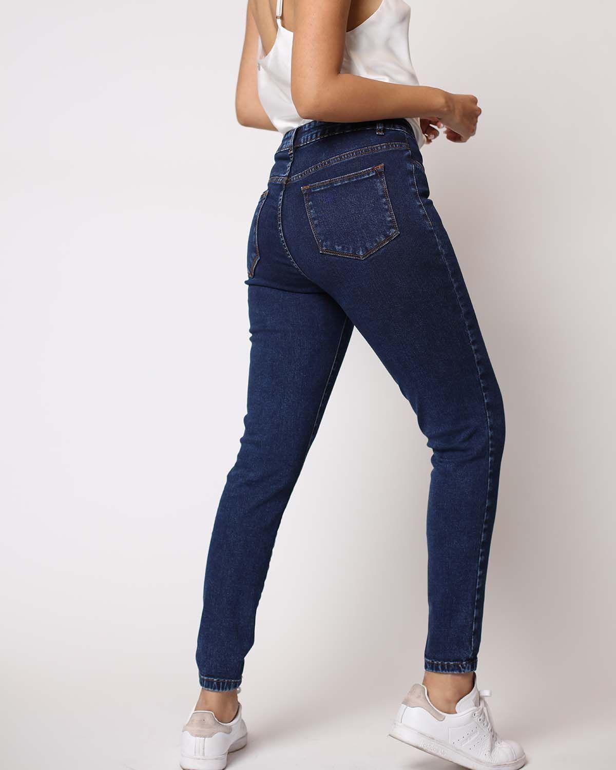 Jeans  Skinny basico Azul-2