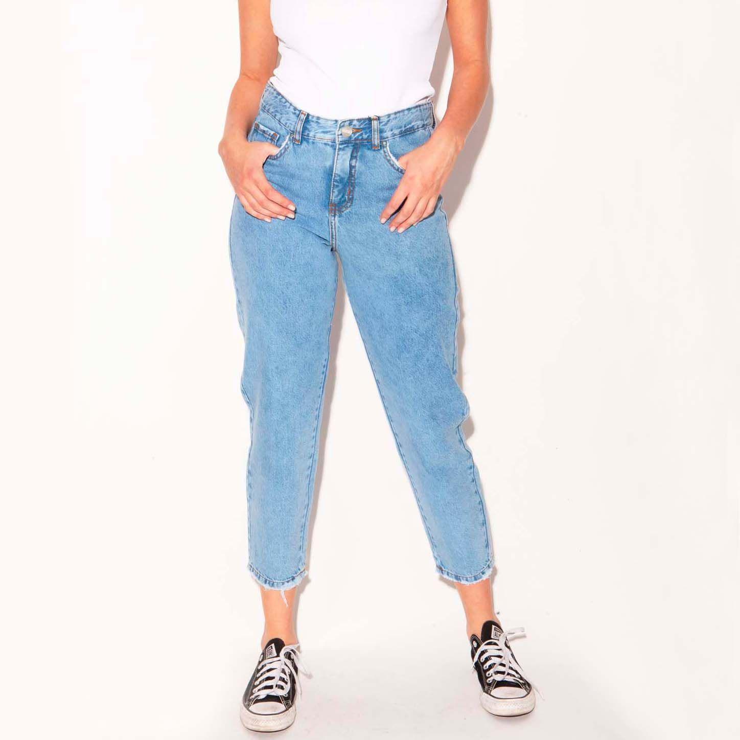 Jeans Mom Raquel celeste-0