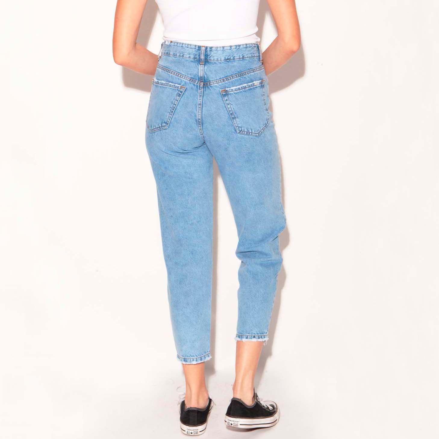 Jeans Mom Raquel celeste-1