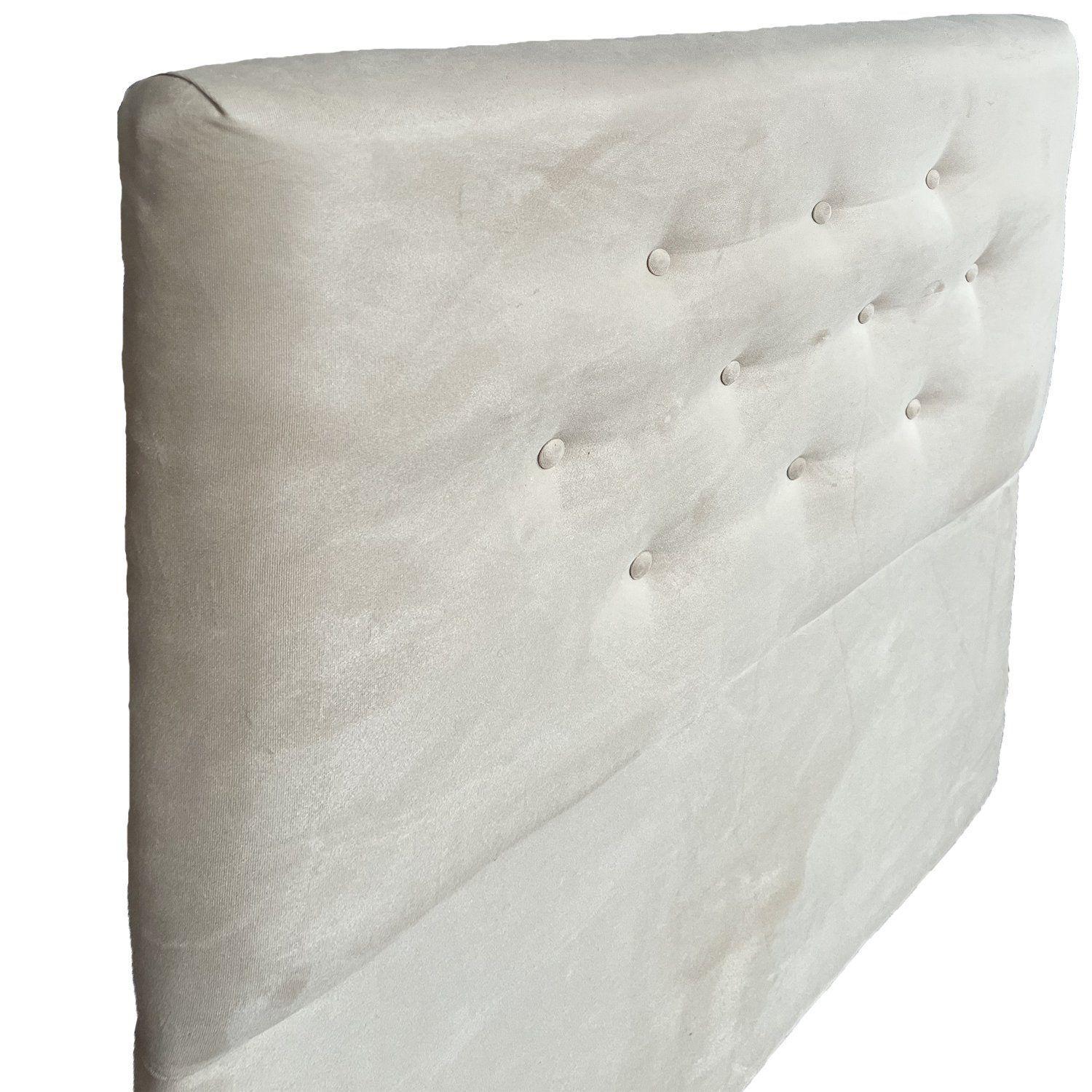 Respaldo Arles 2 Plazas Felpa Beige-2