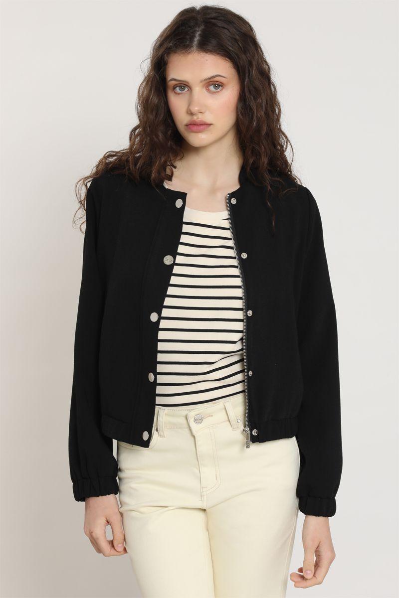Chaqueta bomber, negro Liola-5