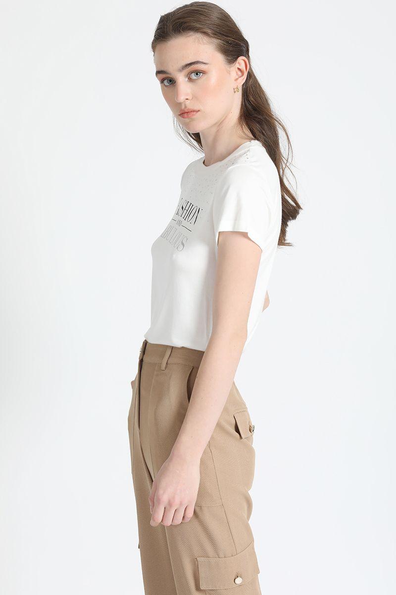 Polera Estampado Strass Crudo Liola-3