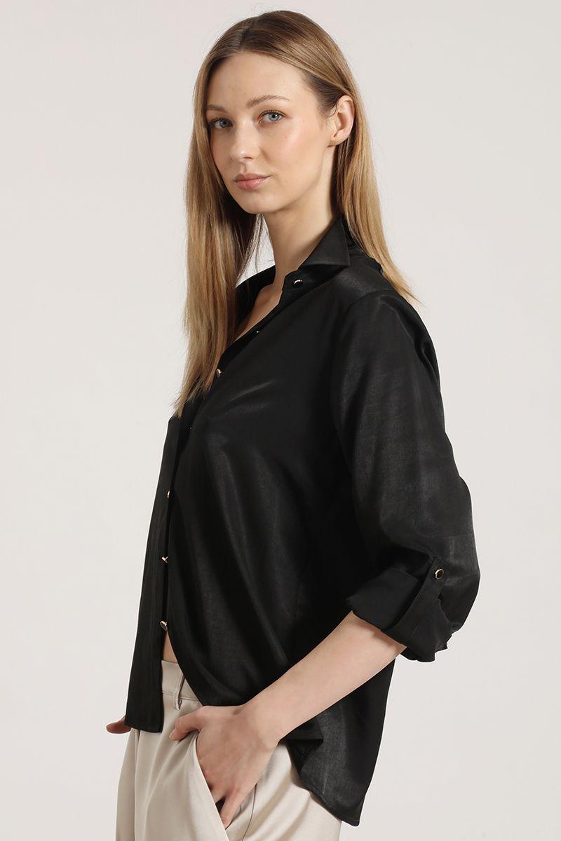 Blusa básica Liola mujer negro-0