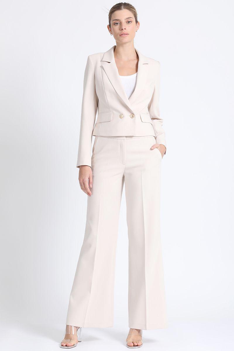 Blazer Crop Cruzado Crudo Liola-2