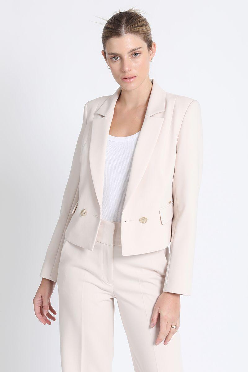 Blazer Crop Cruzado Crudo Liola-5