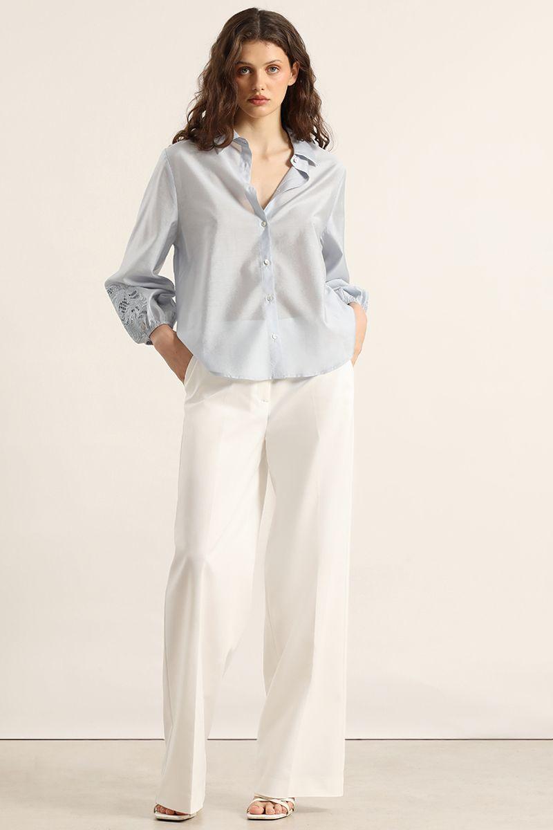 Blusa aplicacion fantasia, celeste Liola-1