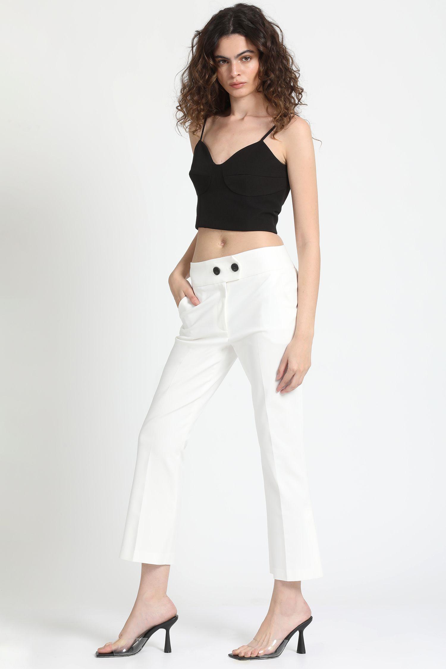 Pantalon Flare Mujer Crudo Liola-2