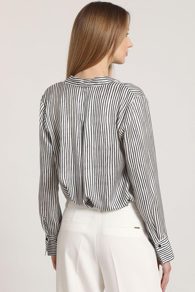 Blusa listada Liola mujer crudo-4