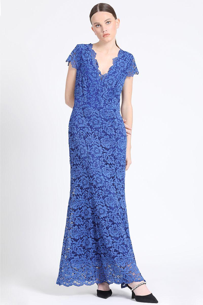 Vestido Maxi Encaje Oceano Liola-2