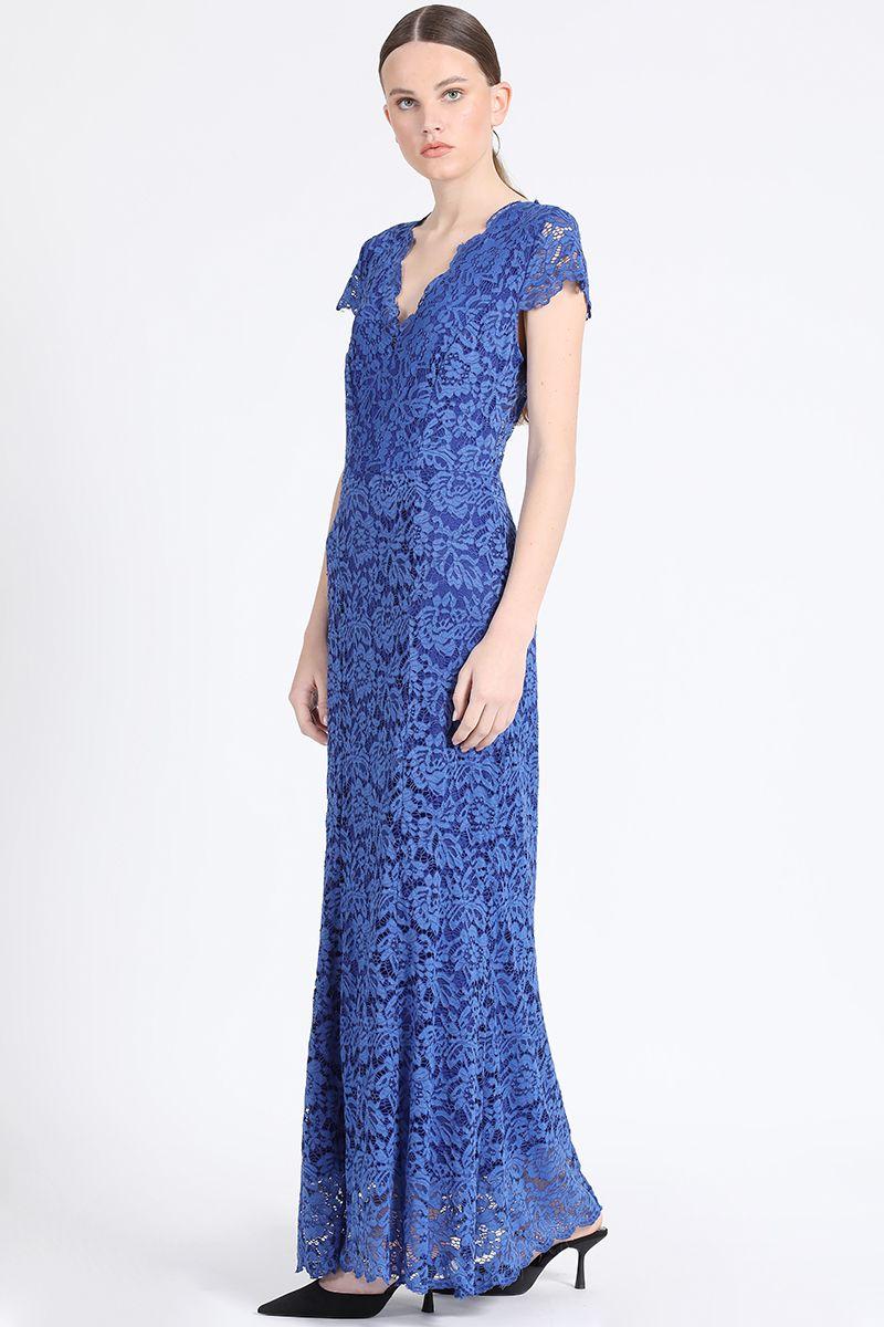 Vestido Maxi Encaje Oceano Liola-3
