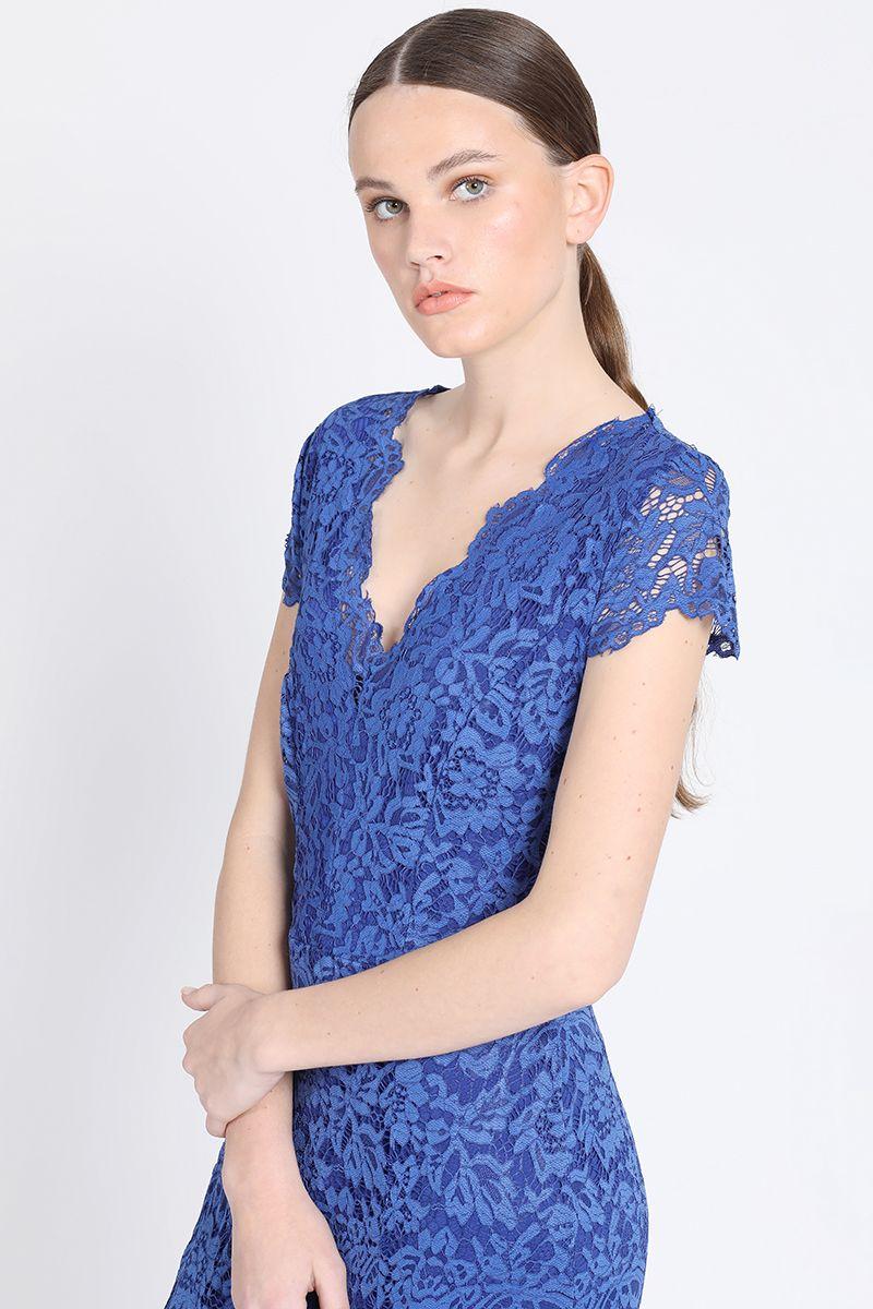 Vestido Maxi Encaje Oceano Liola-5