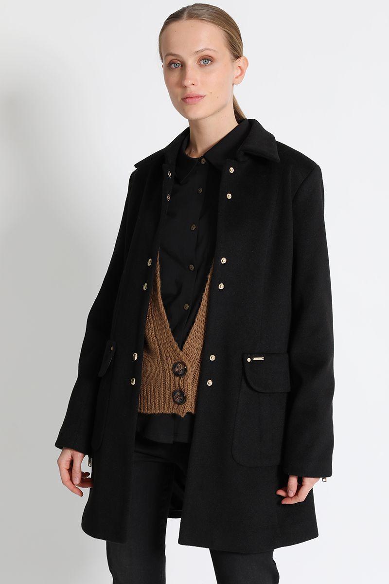 Chaquetón Muflón Negro Liola-1