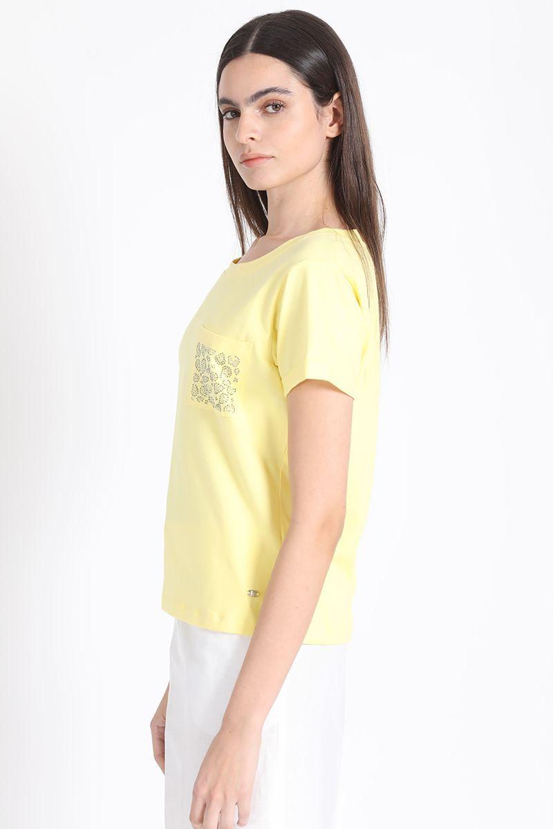 Polera Estampado Leopardo Pistacho Liola-2