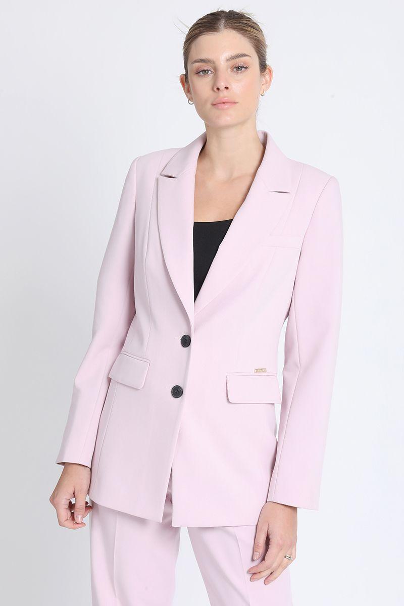 Blazer Entallado Rosa Liola-1