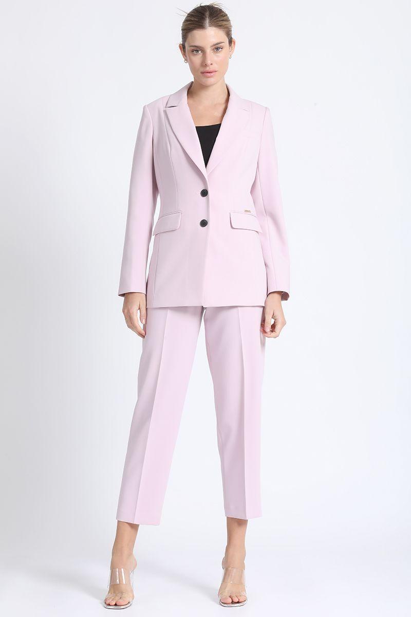 Blazer Entallado Rosa Liola-2