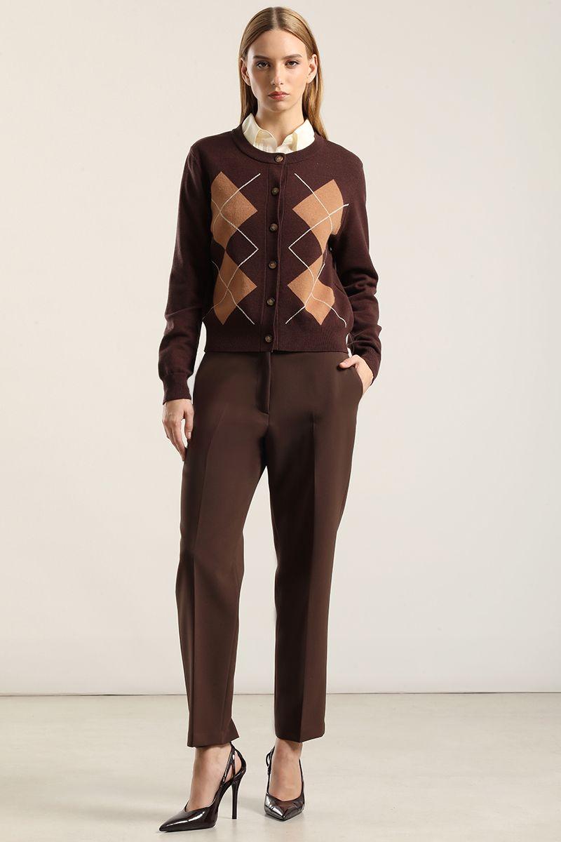 Cardigan Punto, Rombo Lurex, Cafe Liola-6