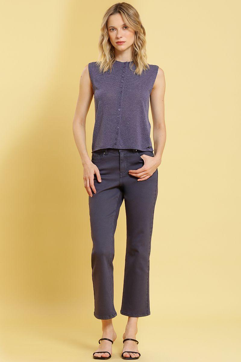 Cardigan punto, azul Liola-3