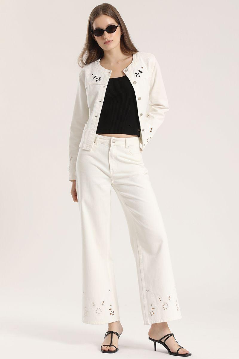 Jeans widel leg bordado liola mujer crudo-2