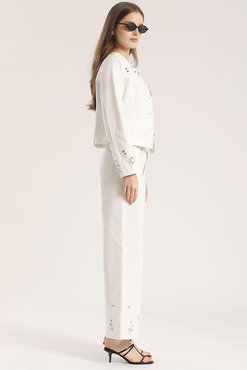 Jeans widel leg bordado liola mujer crudo-3