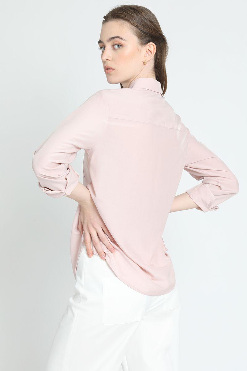 Camisa Basica Rosa Liola-4