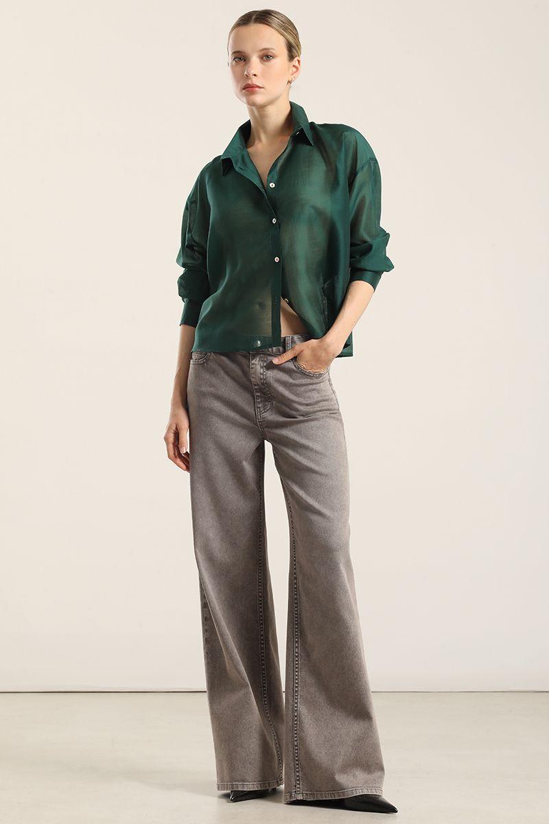 Jeans Color Straight, Procesaso, Gris Liola-3