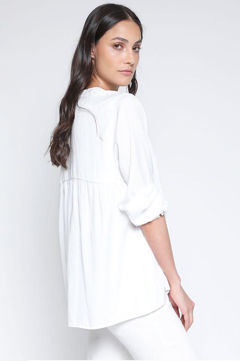 Camisa Satin Crudo Liola-0