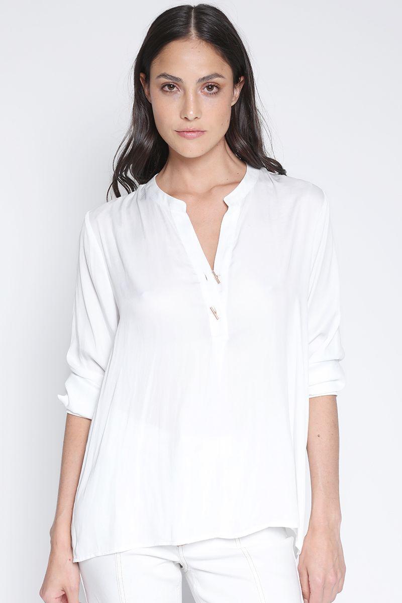 Camisa Satin Crudo Liola-2