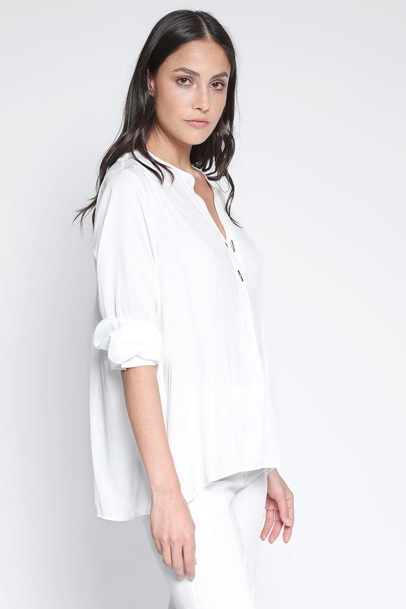 Camisa Satin Crudo Liola-3