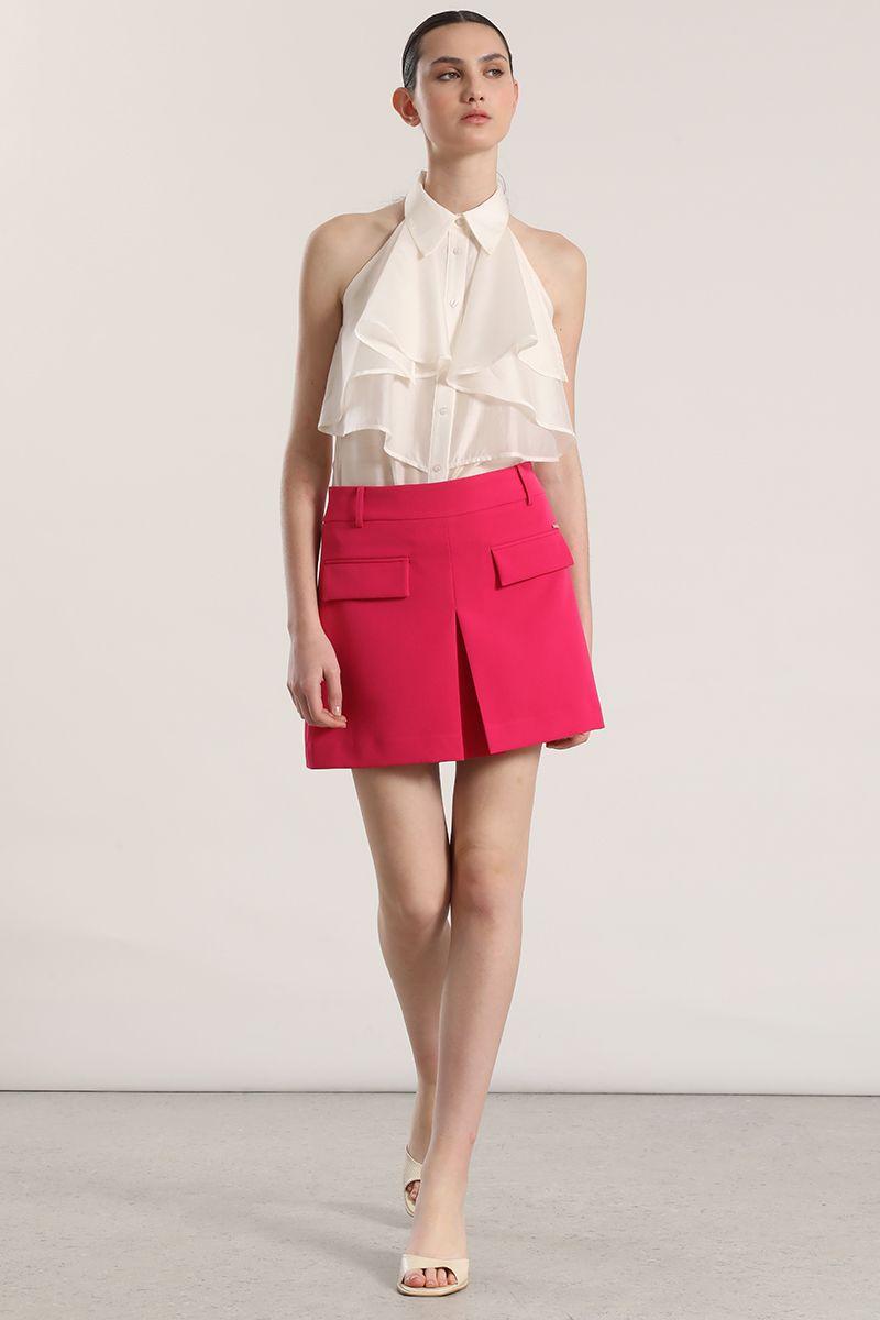 Falda pantalón Liola mujer fresa-2