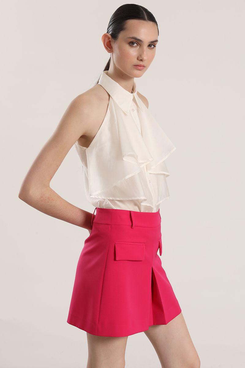 Falda pantalón Liola mujer fresa-5