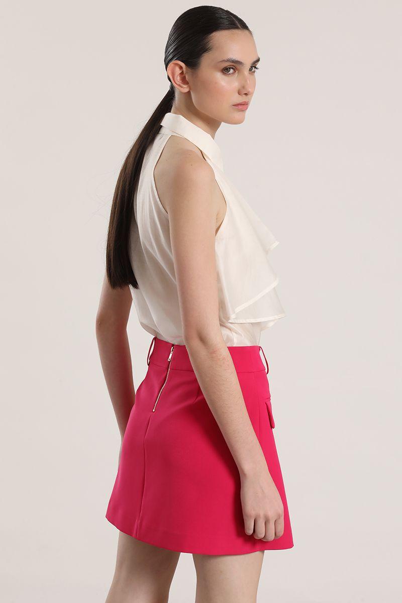 Falda pantalón Liola mujer fresa-6