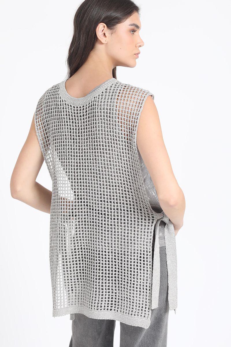 Tejido Sobrepuesto, Lurex Mix, Gris Liola-6