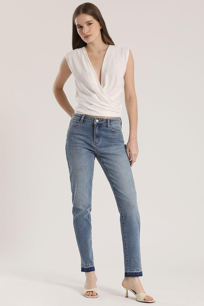 Jeans skinny Liola mujer azul-0