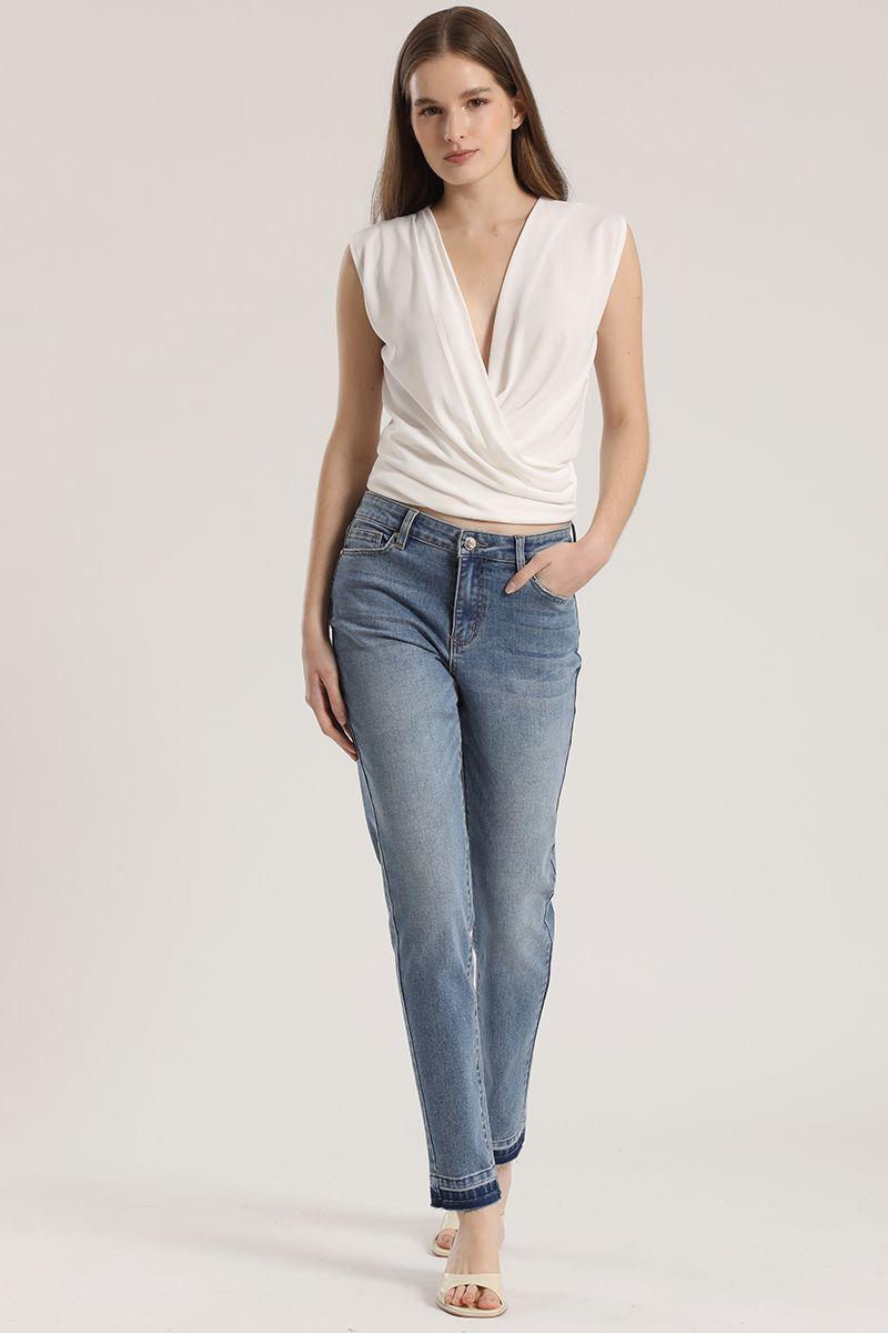 Jeans skinny Liola mujer azul-2