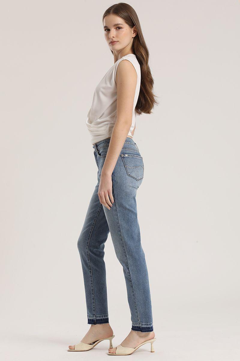 Jeans skinny Liola mujer azul-4
