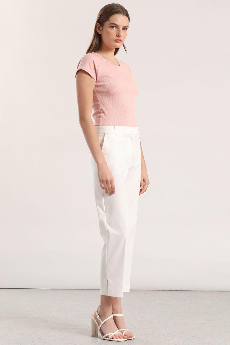 Polera ribb básica liola mujer rosa-1