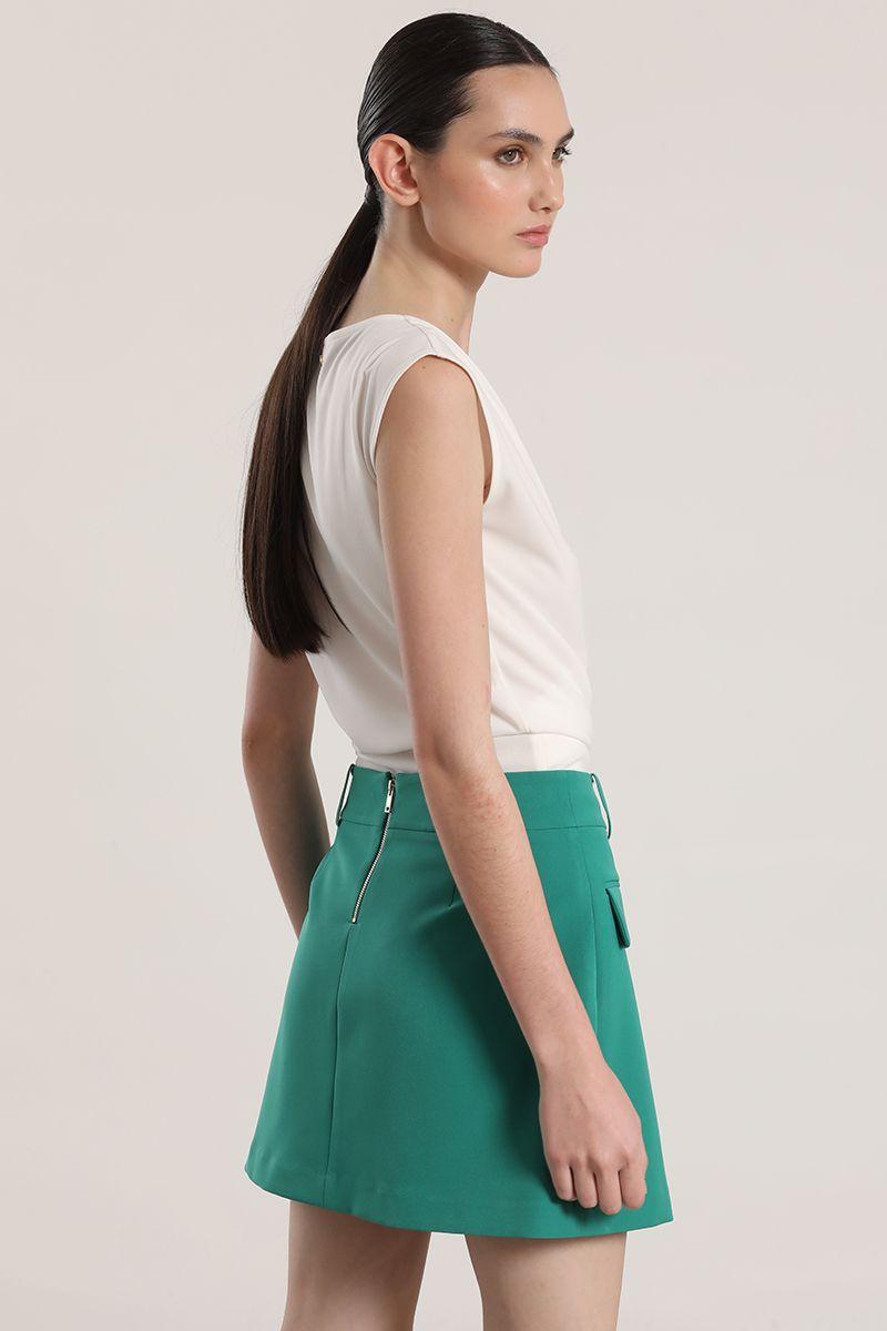 Falda pantalón Liola mujer verde-5