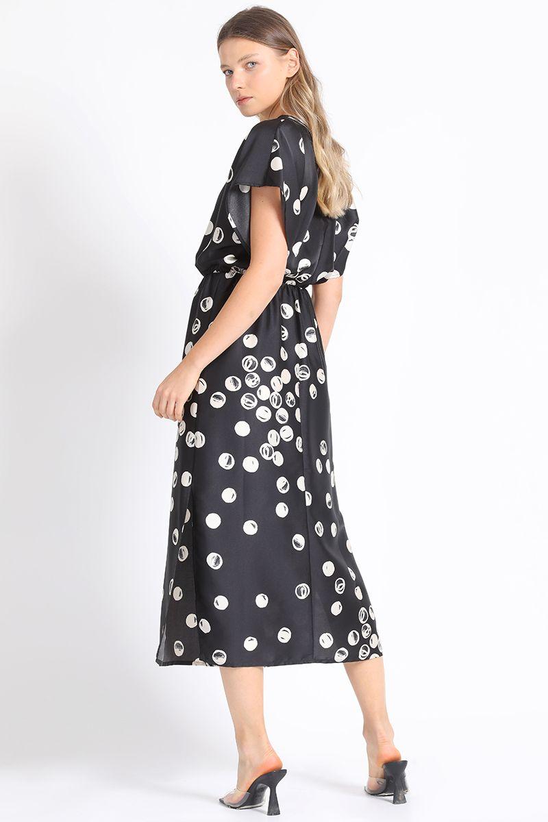 Vestido Midi Estampado Lunares Liola-3