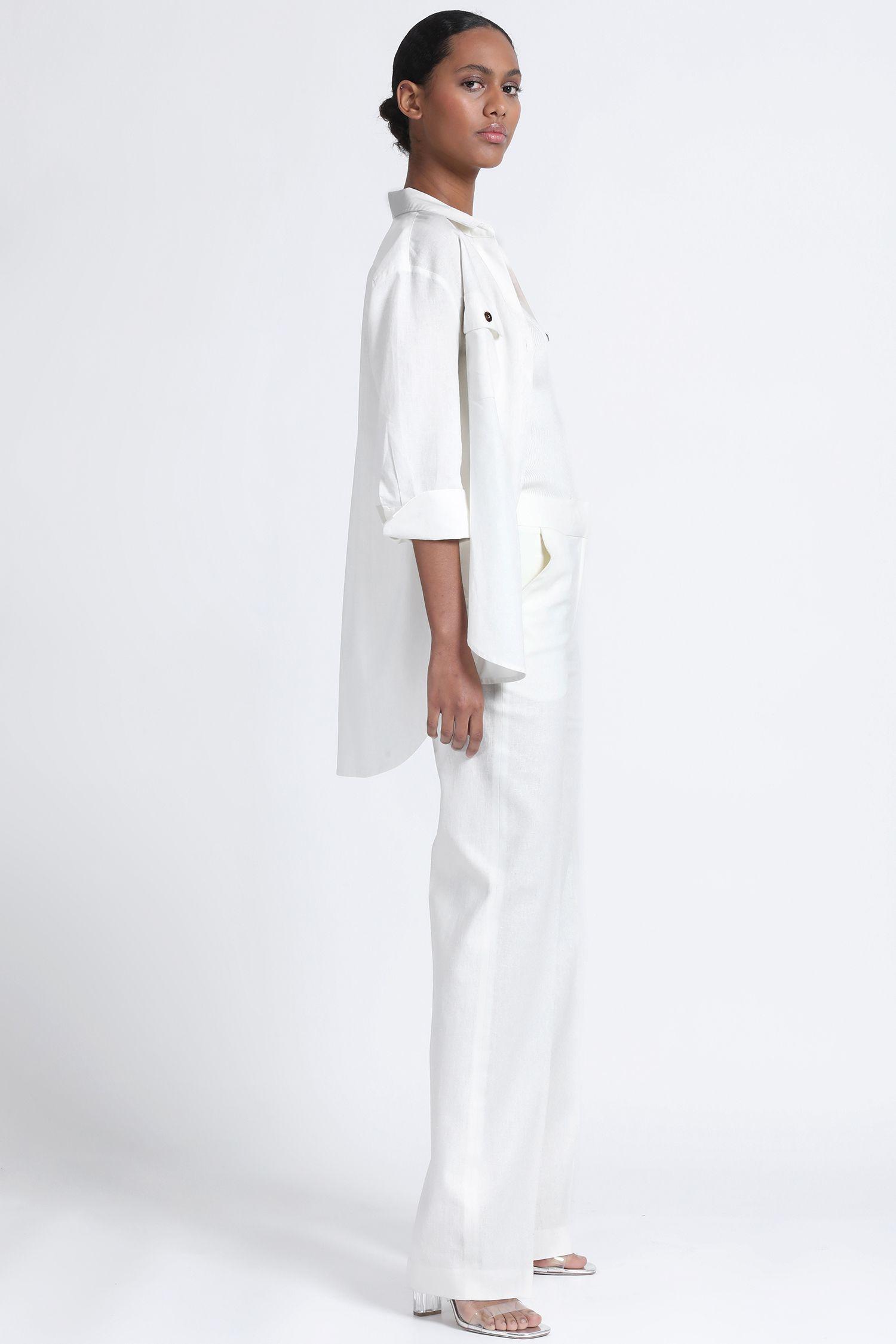 Camisa Larga Crudo Liola-3