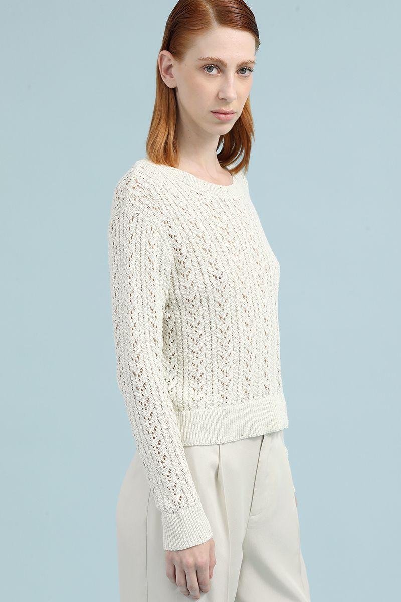 Tejido Fantasia Lentejuelas, Crudo Liola-0