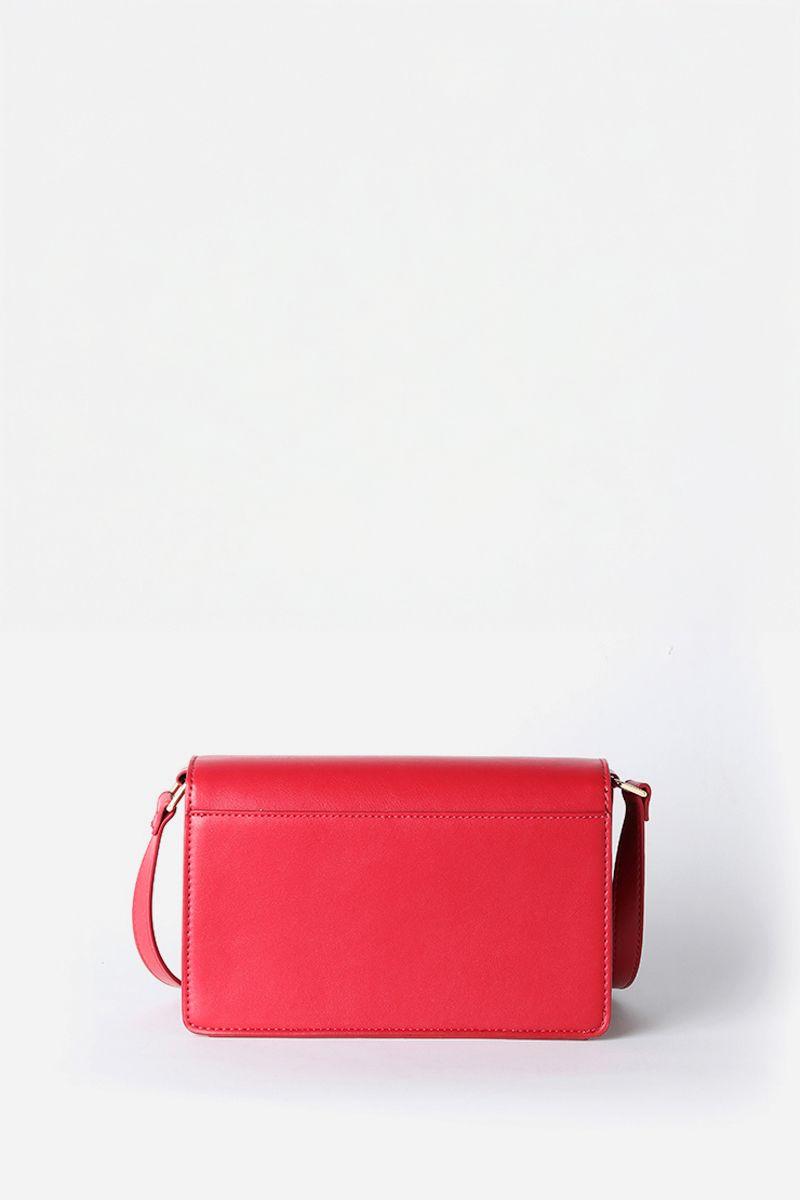 Cartera Logo Liola, Efecto Cuero, Rojo Liola-2
