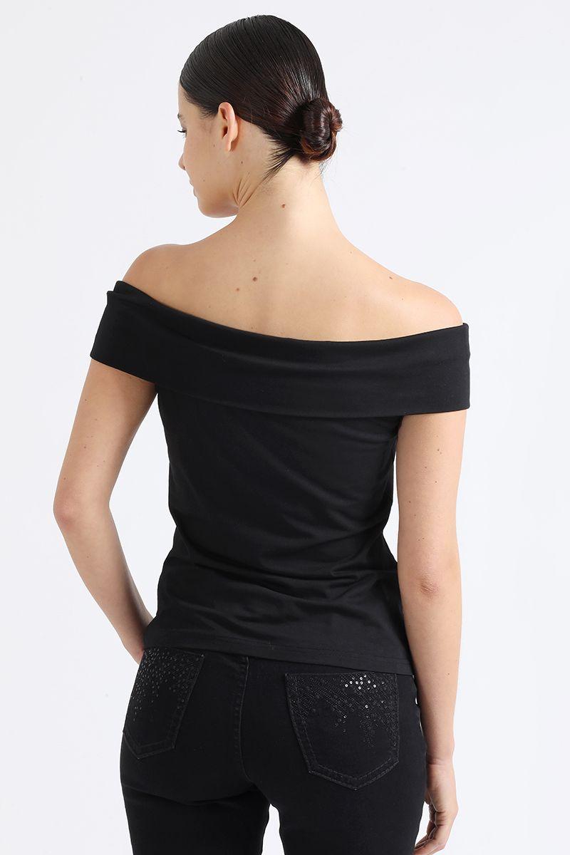 Top Hombros Descubiertos, Negro Liola-4