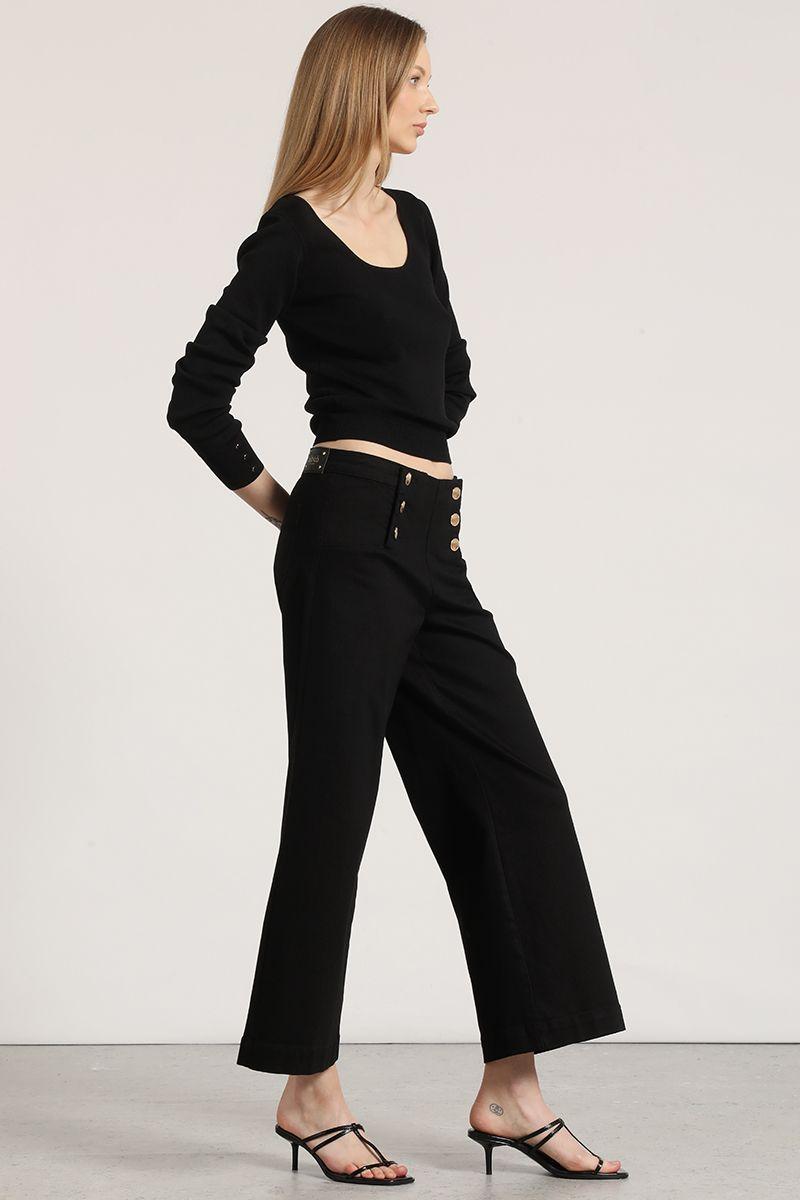 Jeans straight liola mujer negro-3
