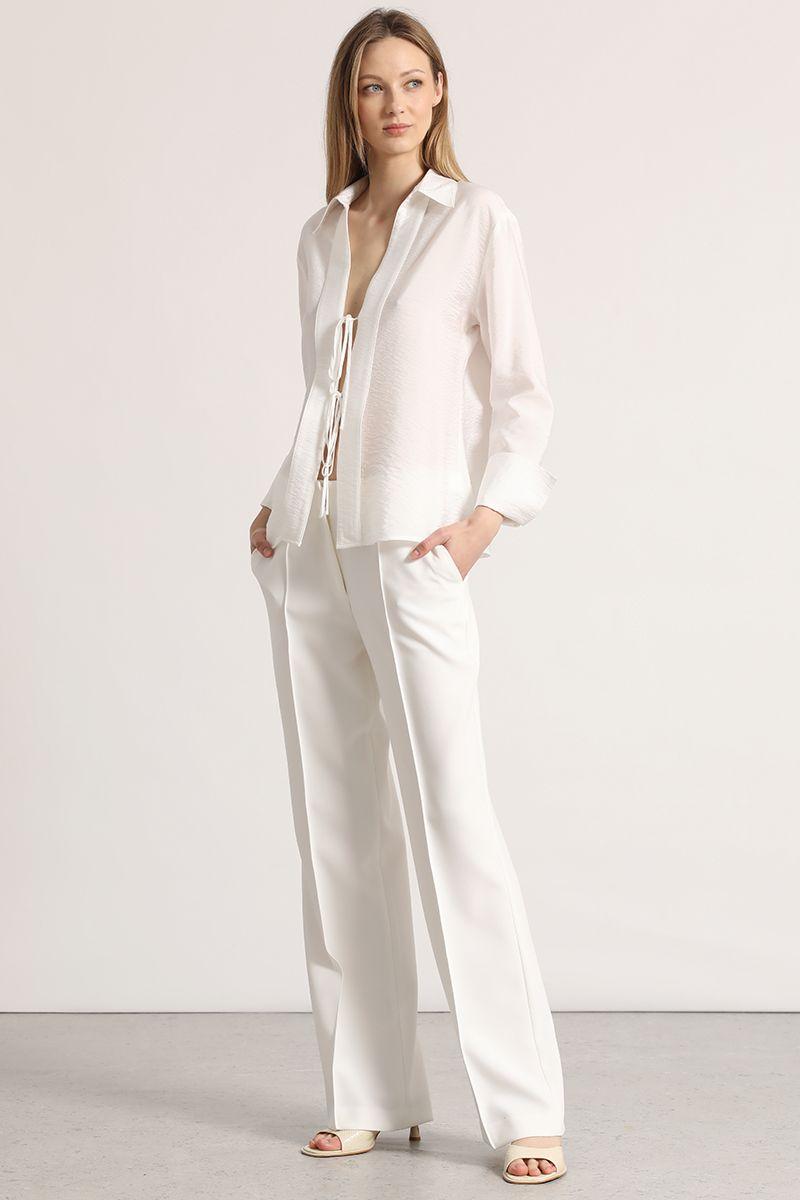 Blusa amarras Liola mujer crudo-1