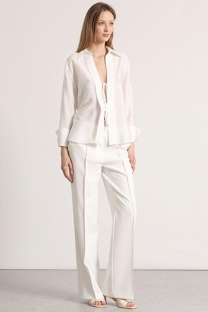 Blusa amarras Liola mujer crudo-5