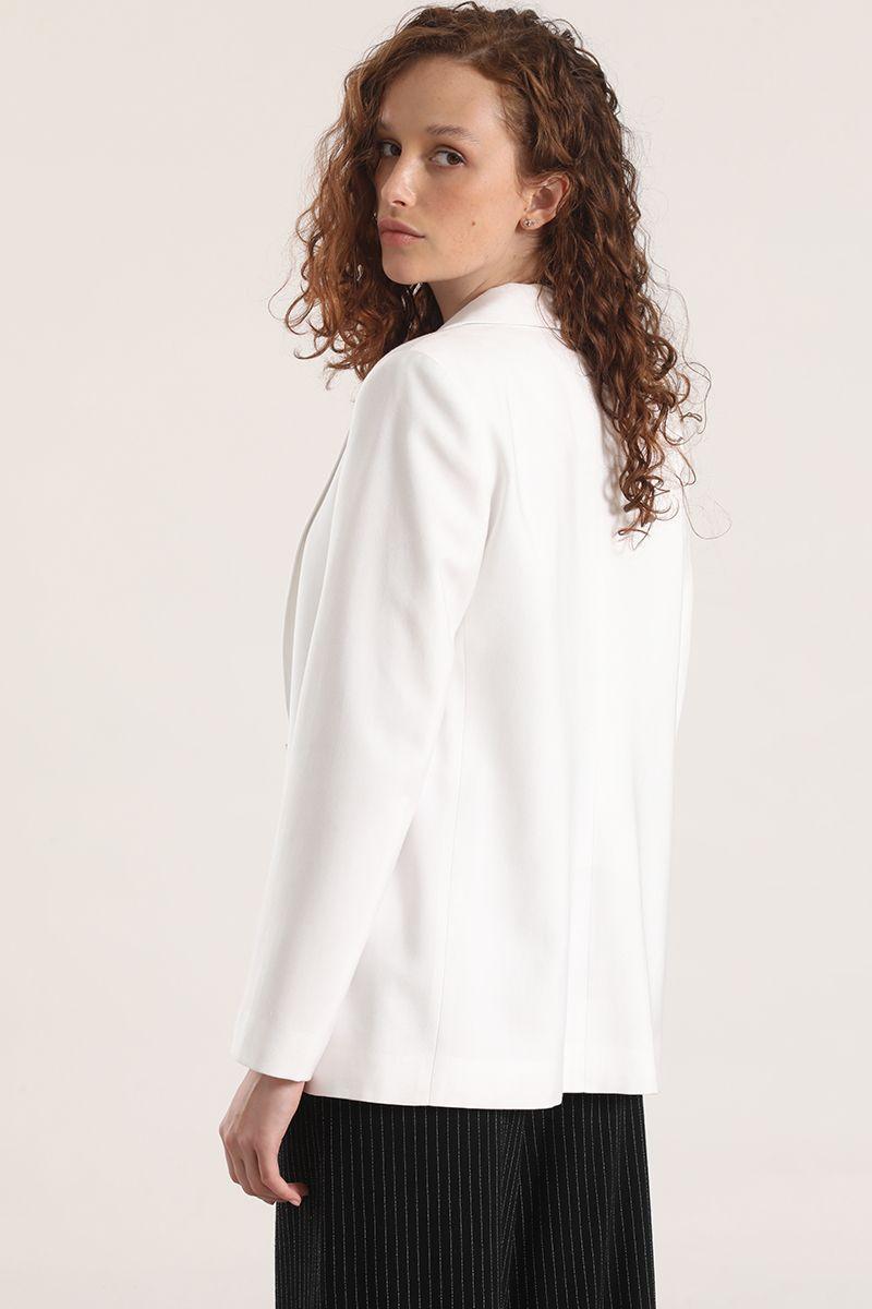 Blazer con abertura Liola mujer crudo-6