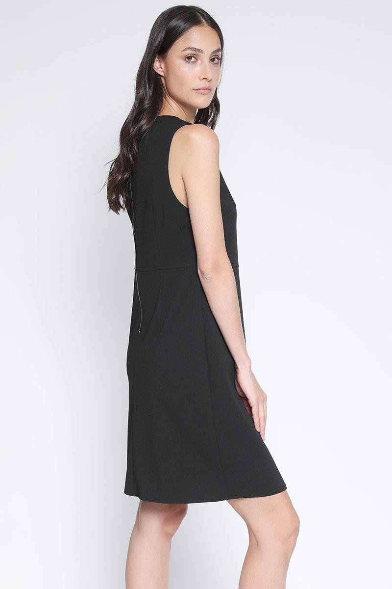Vestido Corto Negro Liola-2