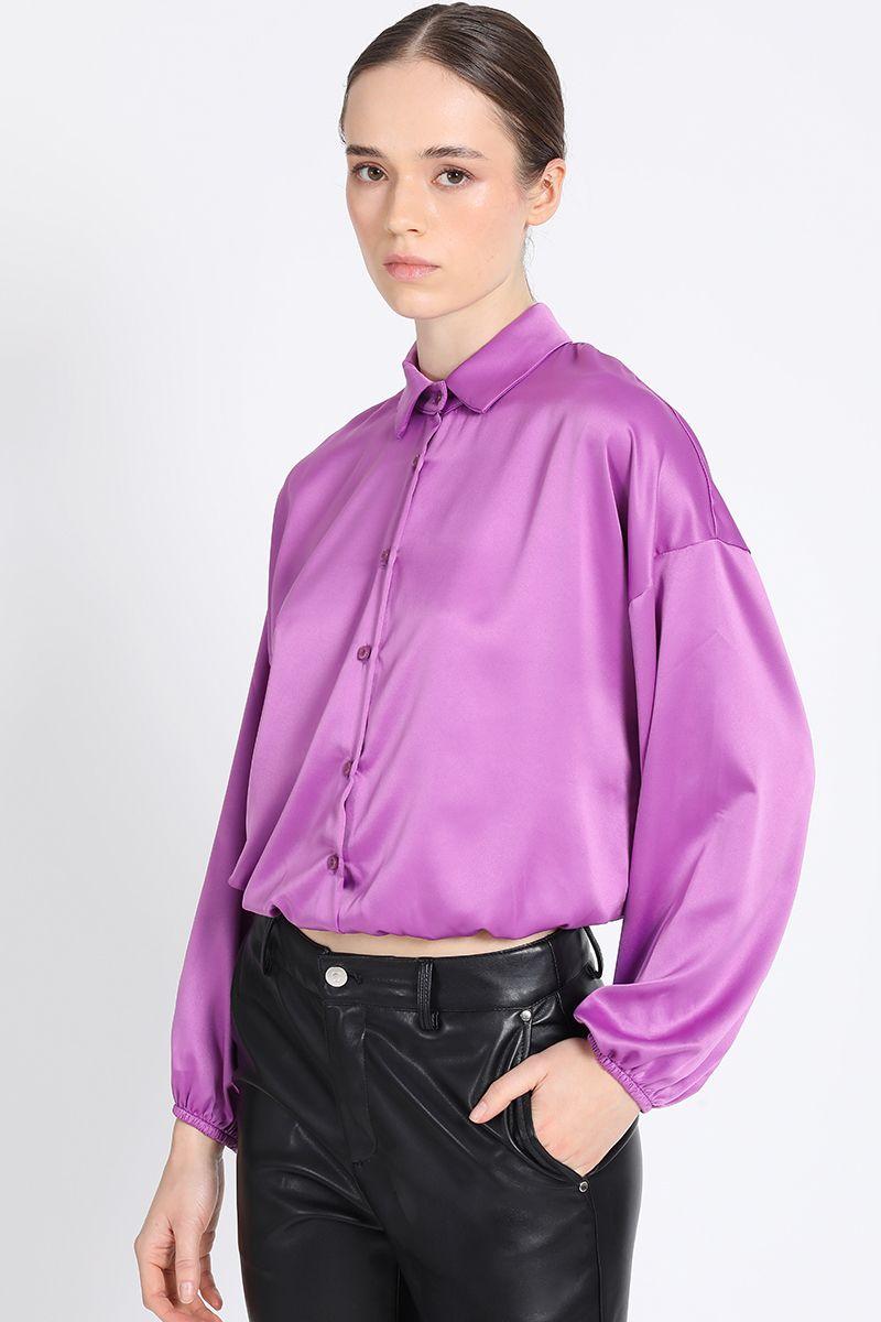 Blusa Camisera Violeta Liola-0