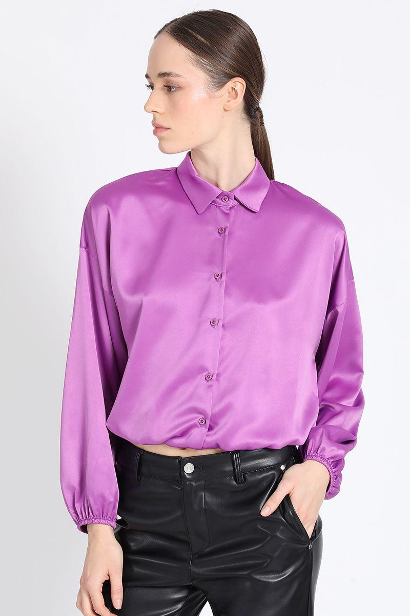 Blusa Camisera Violeta Liola-3