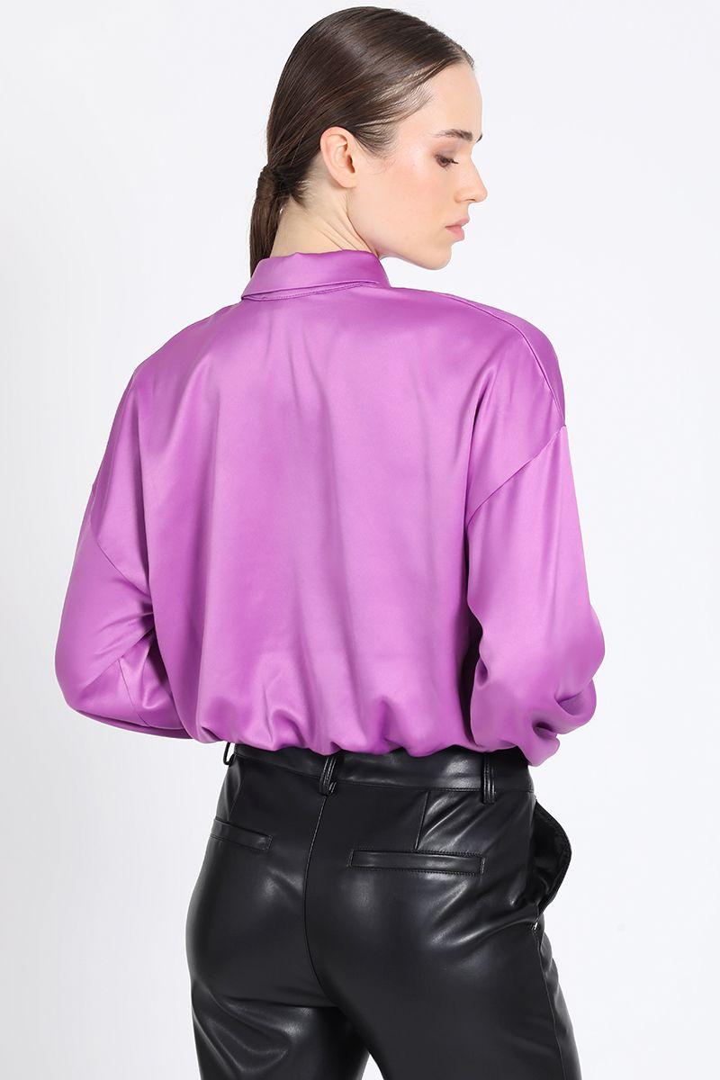 Blusa Camisera Violeta Liola-4